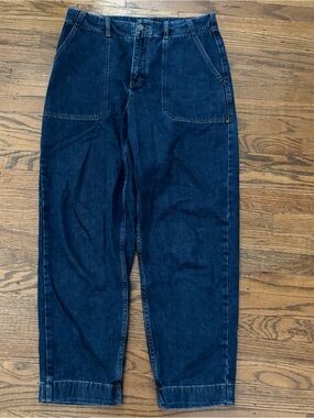 Finisterre Yarrel High-Rise Dark Indigo Denim Jeans 30R EUC